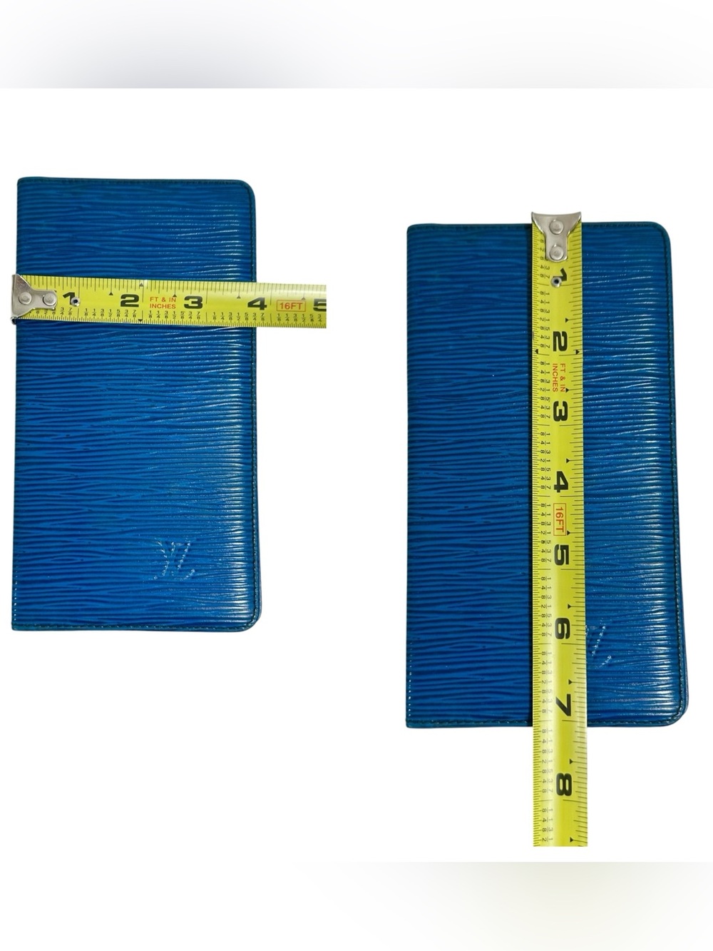 Louis Vuitton Blue Epi Leather Malletier Bifold Long Wallet - Picture 13 of 14